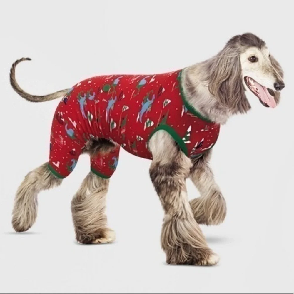 Wondershop Holiday Dino Print Pet Pajamas Matching Family Christmas Sleep Shirt